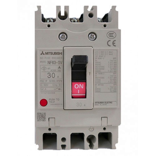 Mitsubishi Moulded Case Circuit Breakers (MCCB) 3 Poles NF125CV